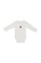 Дитяче бавовняне боді Donsje Davo Bodysuit Bear Для немовлят білий 3030101.