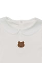 Дитяче бавовняне боді Donsje Davo Bodysuit Bear білий 3030101.