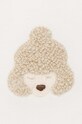 Дитяче бавовняне боді Donsje Davo Bodysuit Poodle 3030106. білий