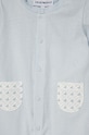 Emporio Armani body bawełniane niemowlęce EY000009.AF10913 niebieski