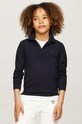 Detské tričko s dlhým rukávom Tommy Hilfiger s elastanom tmavomodrá KB0KB09083.9BYH.128.176