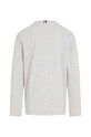Chlapec Detská bavlnená košeľa s dlhým rukávom Tommy Hilfiger KB0KB08659.9BYH.92.122 sivá