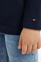 Detská bavlnená košeľa s dlhým rukávom Tommy Hilfiger KB0KB08659.9BYH.92.122 tmavomodrá