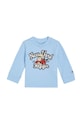 Tommy Hilfiger longsleeve niemowlęcy z elastanem niebieski KN0KN01859.9BYH