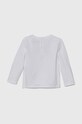 Detské bavlnené tričko s dlhým rukávom Guess I4YI02.K8HM4.9BYH biela AW24