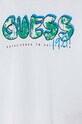 Chłopiec Guess longsleeve bawełniany dziecięcy L4YI21.K8HM4.9BYH biały