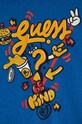 Chłopiec Guess longsleeve bawełniany dziecięcy N4YI13.K8HM4.9BYH niebieski