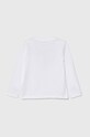 Хлопковый детский лонгслив Guess N4YI36.K8HM4.9BYH белый AW24