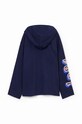 Băieți Desigual longsleeve din bumbac pentru copii MICKEY MOUSE 24WBTK11 negru