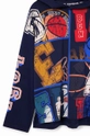 Хлопковый детский лонгслив Desigual MICKEY MOUSE чёрный 24WBTK11