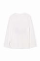 Хлопчик Дитячий бавовняний лонгслів Desigual 24WBTK03 білий