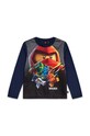 Lego longsleeve din bumbac pentru copii LWTANO 619 12011292 bleumarin AW24