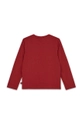 Lego longsleeve din bumbac pentru copii LWTANO 620 12011307 burgundia AW24