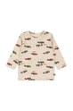Лонгслів для немовлят Konges Sløjd BASIC BLOUSE GOTS з еластаном бежевий KS101412.B