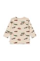 Лонгслів для немовлят Konges Sløjd BASIC BLOUSE GOTS KS101412.B бежевий AW24