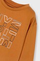 Mayoral longsleeve bawełniany dziecięcy 173.5C.Mini.9BYH pomarańczowy AW24