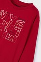 Mayoral longsleeve bawełniany dziecięcy 173.5C.Mini.9BYH czerwony AW24