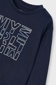 Mayoral longsleeve bawełniany dziecięcy 173.5C.Mini.9BYH granatowy AW24