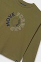 Mayoral longsleeve din bumbac pentru copii 842.7A.Junior.9BYH verde AW24