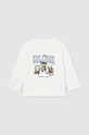 Mayoral longsleeve din bumbac pentru bebeluși print albastru 2032.3C.Baby.9BYH
