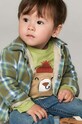 Хлопковый лонгслив для младенцев Mayoral зелёный 2035.3D.Baby.9BYH