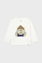 Mayoral longsleeve din bumbac pentru bebeluși print bej 2036.3D.Baby.9BYH