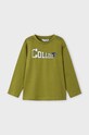 Mayoral longsleeve din bumbac pentru copii 2-pack 4041.5B.Mini.9BYH verde AW24