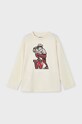 Mayoral longsleeve din bumbac pentru copii print rosu 4042.5B.Mini.9BYH
