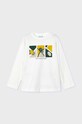 Mayoral longsleeve din bumbac pentru copii print albastru 4043.5C.Mini.9BYH