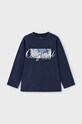 Mayoral longsleeve din bumbac pentru copii print bleumarin 4046.5D.Mini.9BYH
