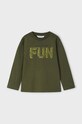 Mayoral longsleeve din bumbac pentru copii 2-pack 4053.5F.Mini.9BYH verde AW24