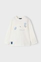 Mayoral longsleeve bawełniany dziecięcy nadruk beżowy 4060.5H.Mini.9BYH