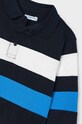 CHLAPEC Dětské bavlněné tričko s dlouhým rukávem Mayoral 4103.5A.Mini.9BYH modrá