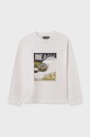 Mayoral longsleeve din bumbac pentru copii print verde 7081.7B.Junior.9BYH