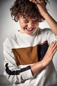 Хлопковый детский лонгслив Mayoral хлопок бежевый 7084.7C.Junior.9BYH