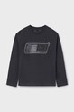 Mayoral longsleeve bawełniany dziecięcy nadruk szary 7088.7D.Junior.9BYH