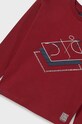 Mayoral longsleeve din bumbac pentru copii 7093.7E.Junior.9BYH burgundia AW24