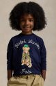 Polo Ralph Lauren longsleeve in cotone bambino/a cotone blu navy 322953576001