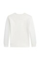 Dječja pamučna majica dugih rukava Polo Ralph Lauren 323883620008 bijela AW24
