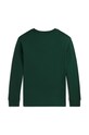 Дитячий бавовняний лонгслів Polo Ralph Lauren 323883620009 зелений AW24