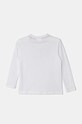 HUGO longsleeve bawełniany dziecięcy G00145.114.150 biały AW24