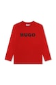 HUGO longsleeve din bumbac pentru copii print rosu G00145.114.150