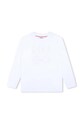 HUGO longsleeve din bumbac pentru copii print alb G00147.102.108