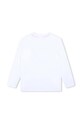 HUGO longsleeve din bumbac pentru copii G00147.102.108 alb AW24