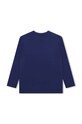 Dječaci Dječja pamučna majica dugih rukava HUGO G00148.102.108 mornarsko plava