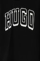 Dečki Otroška bombažna majica z dolgimi rokavi HUGO G00148.102.108 črna