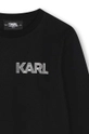 Мальчик Хлопковый детский лонгслив Karl Lagerfeld Z30243.114.150 чёрный