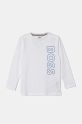 BOSS longsleeve din bumbac pentru copii print alb J51208.114.150