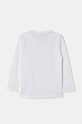 BOSS longsleeve din bumbac pentru copii J51208.114.150 alb AW24