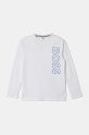 BOSS longsleeve in cotone bambino/a cotone bianco J51208.162.174